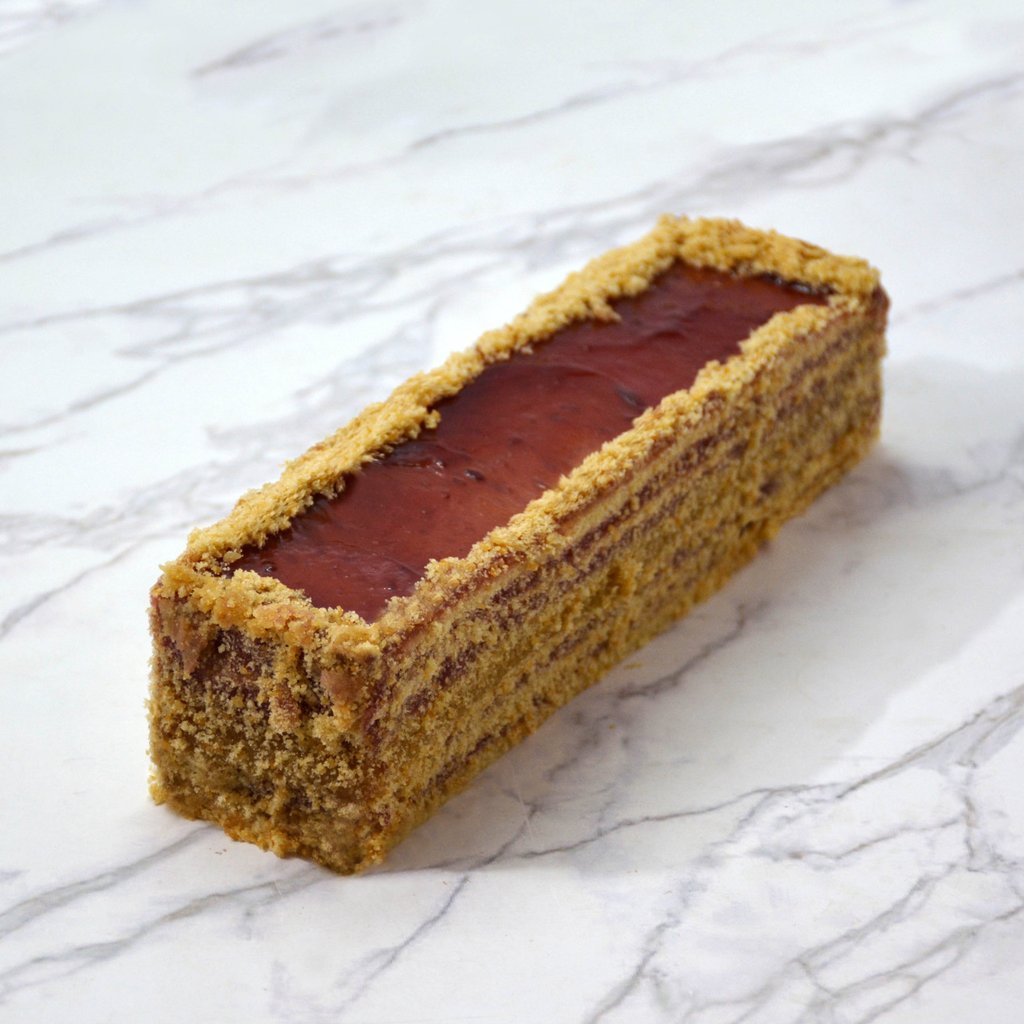 Torta Rectangular de Frambuesa Mazap�n Sin Az�car (5 Personas)